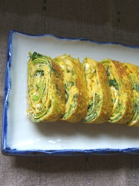 三つ葉の卵焼き