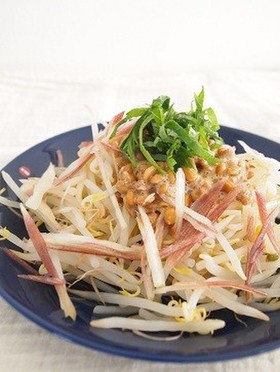 豆もやしと納豆で節約!! お助けレシピ