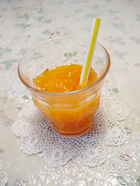 ふるふる~☆野菜ジュースの寒天ドリンク