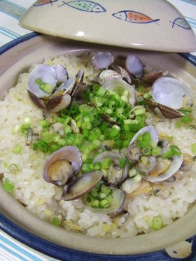 土鍋ｄｅあさりご飯