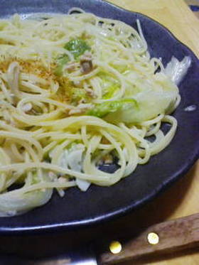 簡単！レタスとツナのパスタ