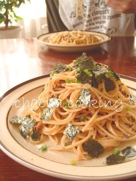 シーチキン梅ェ！ゴマヨパスタ
