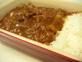 きのことトマトのポークカレー
