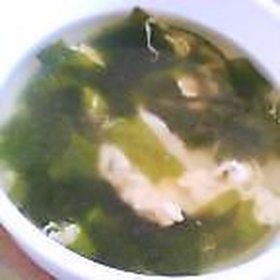 即席！わかめスープ