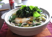 具沢山に煮込み茶うどん