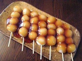 ♪定番おやつ♪みたらし団子♪
