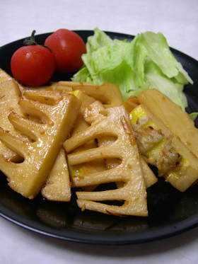 たけのこ*バターしょう油炒め