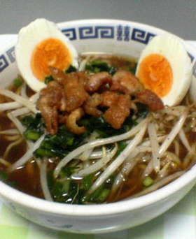 鶏皮ラーメン