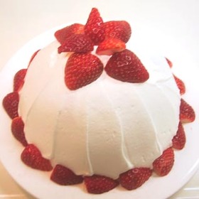 ＊＊イチゴのズコット型・まんまるショートケーキ＊＊