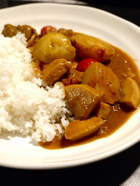 春限定！新じゃがと竹の子のカレー