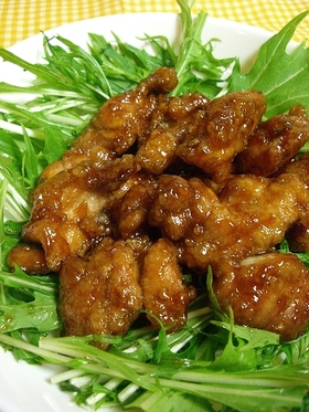 サクサク美味しい！鶏のテリ揚げ焼き☆