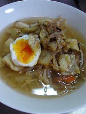 スープがおいしい！おうちで野菜らーめん♪