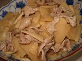 豚肉たけのこ味噌煮