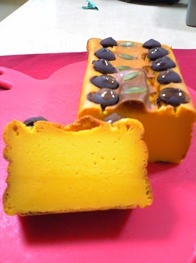 油無し！かぼちゃ＋お豆腐のプリン風ケーキ