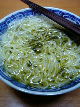 バジルinにゅうめん