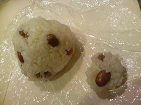 節分豆で豆ごはん