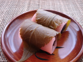 ＊＊混ぜて焼くだけのさくら餅＊＊