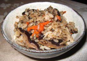 美肌に♪もずく炊き込みご飯