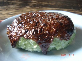 新草の香り♪トースターで簡単よもぎ五平餅