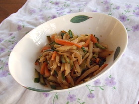 野菜の酢炒め
