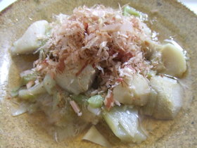 ダツ芋のだし塩煮〜フワリ♪トロリ♬〜