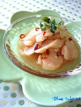 帆立のペペロン♪かつお風味マリネ♪