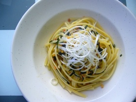 超簡単!!!ｗお茶漬けパスタ♪