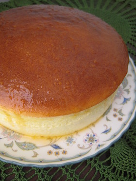 卵でふわふわ スフレチーズケーキ
