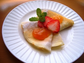ホットケーキミックスde簡単クレープ