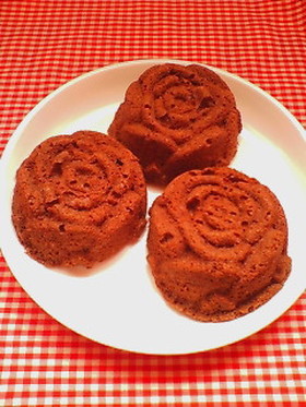 レンジDEふんわり★おからココアケーキ