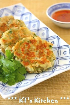 パクチー香る♪なすのエスニックお焼き