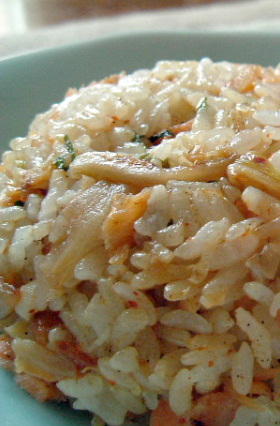 鮭キムチ炒飯