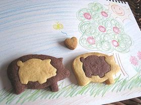 基本のクッキー☆サクサクだブー☆