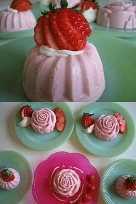ストロベリーチーズケーキ