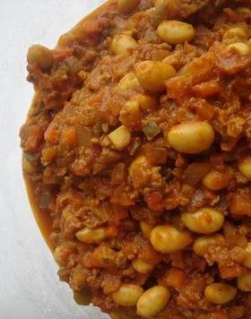 ヘルシー大豆入りドライカレー