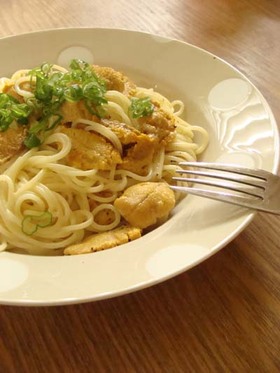 ちょっと贅沢♪ ウニのクリームパスタ