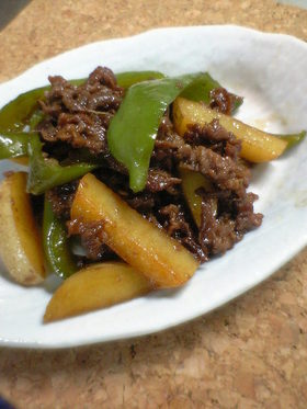 簡単*牛肉の佃煮炒め