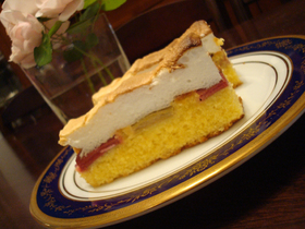 ルバーブケーキ〜日本のオーブン用