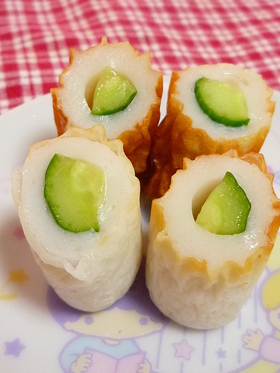✿お弁当に✿キュウリ&ちくわ
