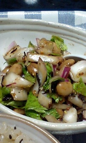 豆の洋風酢みそサラダ