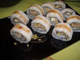 生姜焼きロール寿司