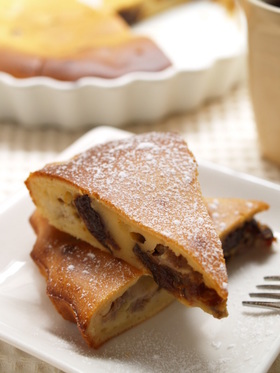 プルーンとバナナのヨーグルトケーキ