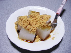 簡単葛餅もどき