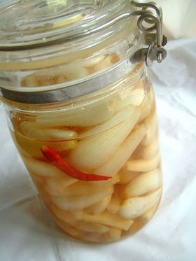 バリバリ*らっきょうの甘酢漬け