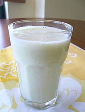 メロンとバナナのドリンク