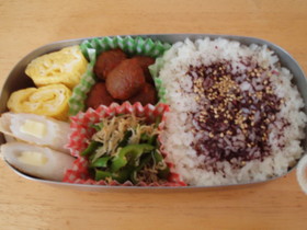 簡単３分。ピーマンじゃこ（お弁当用）