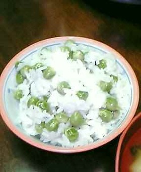 ◆めっちゃ簡単☆えんどう豆ご飯～♪◆