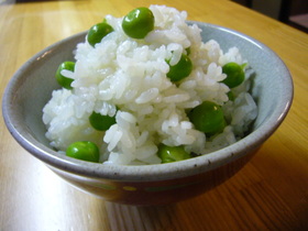 ザ・グリーンピースごはん～基本レシピ