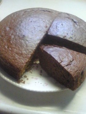 簡単♪チョコスポンジケーキ