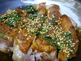 鶏肉の香味焼き ～パリパリ＆ジューシー～